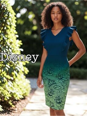 New Rare Disney Dress Shop Princess Tiana Princess & Frog Dress Size 1X